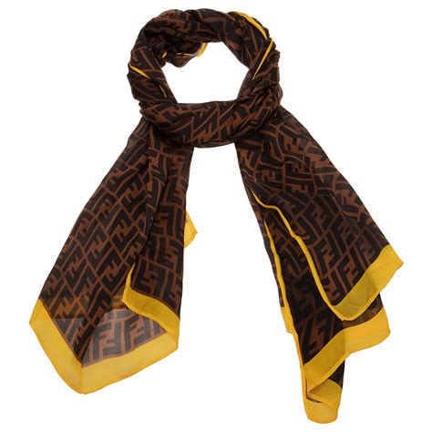 fendi zucca scarf silk|fendi scarf for women.